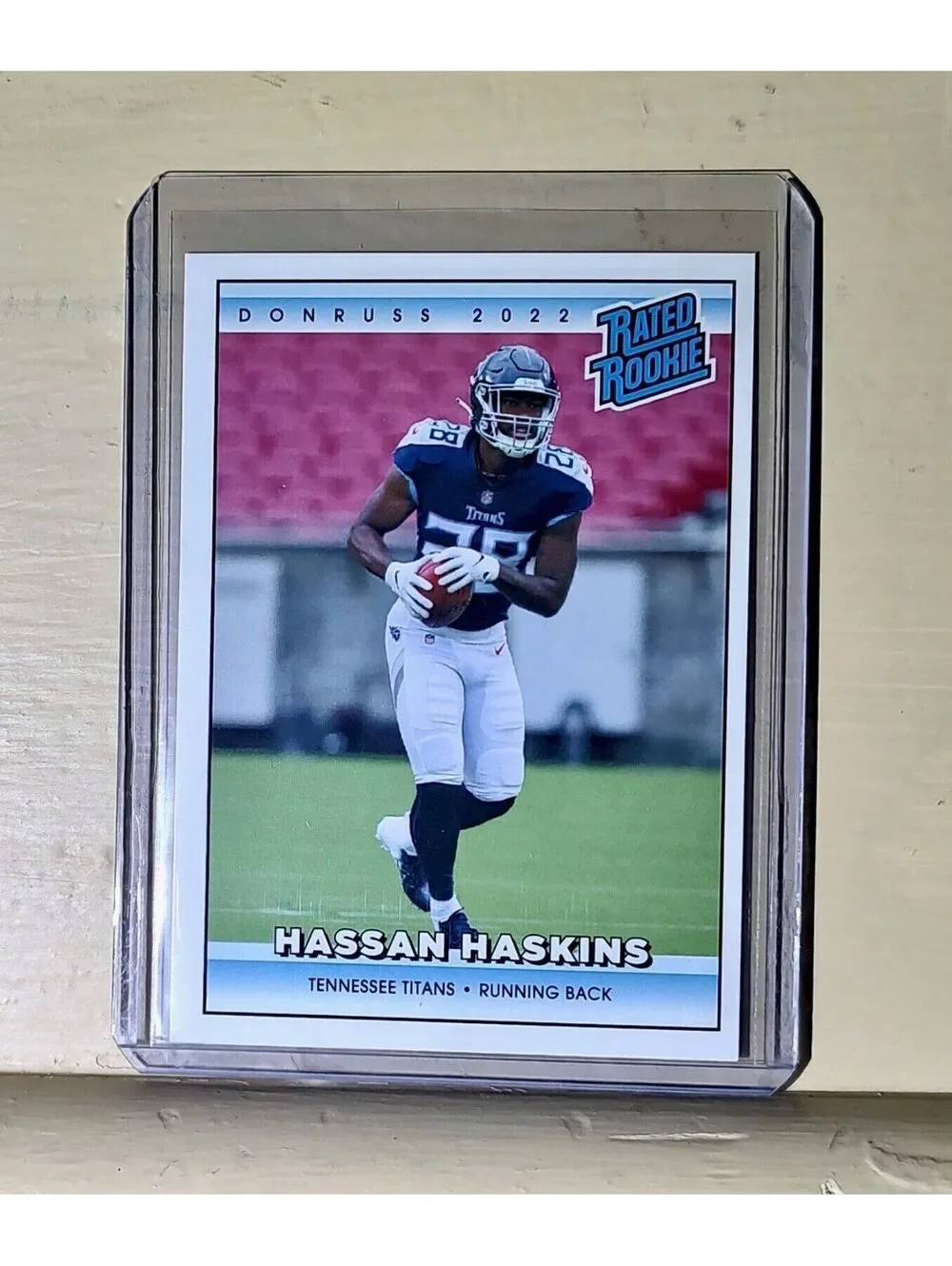 Hassan Haskins 2022 NFL Panini #37 Rated Rookie Retro Football Card 1/4094